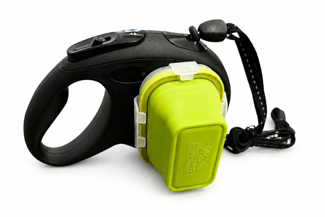 The DogWorthy Leash - Black and Green