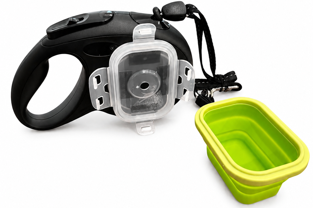 The DogWorthy Leash - Black and Green