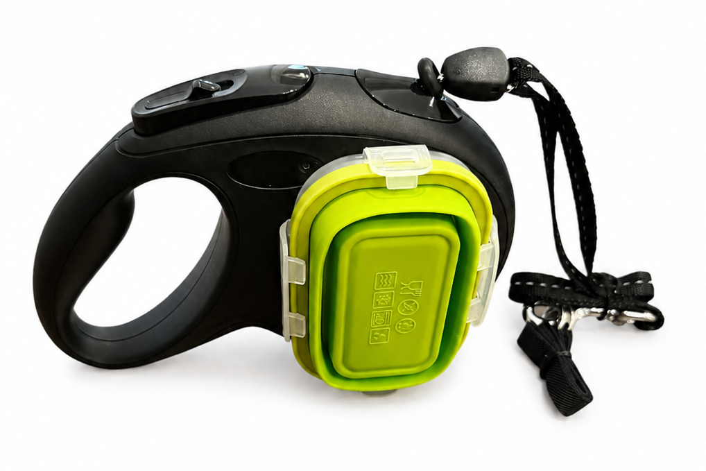 The DogWorthy Leash - Black and Green