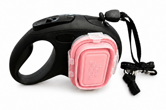 The DogWorthy Leash - Black and Pink