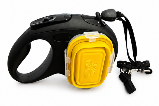 The DogWorthy Leash - Black and Yellow